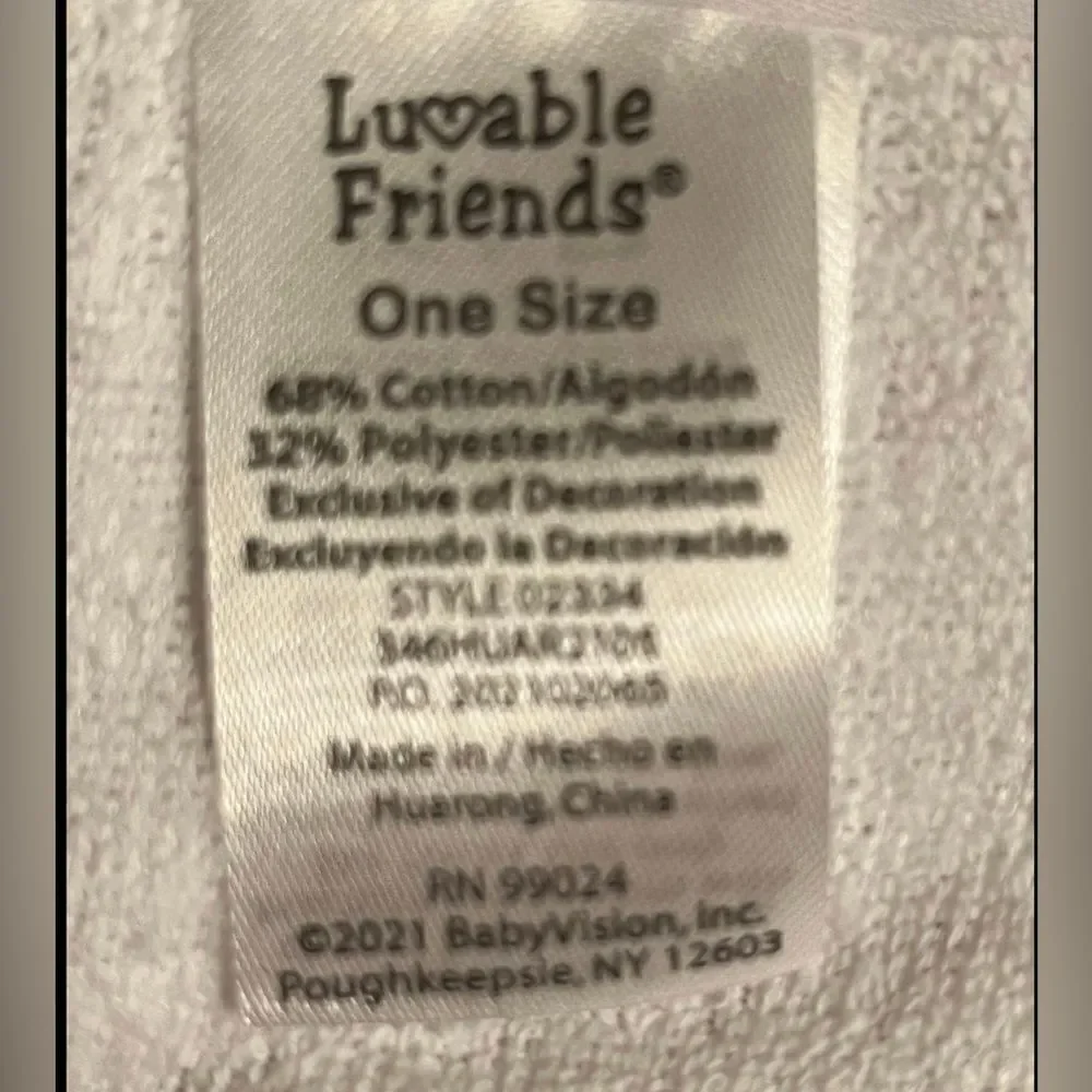 Luvable Friends Terry Bibs Custom Embroidered with Animals and Jokes- 5 bibs